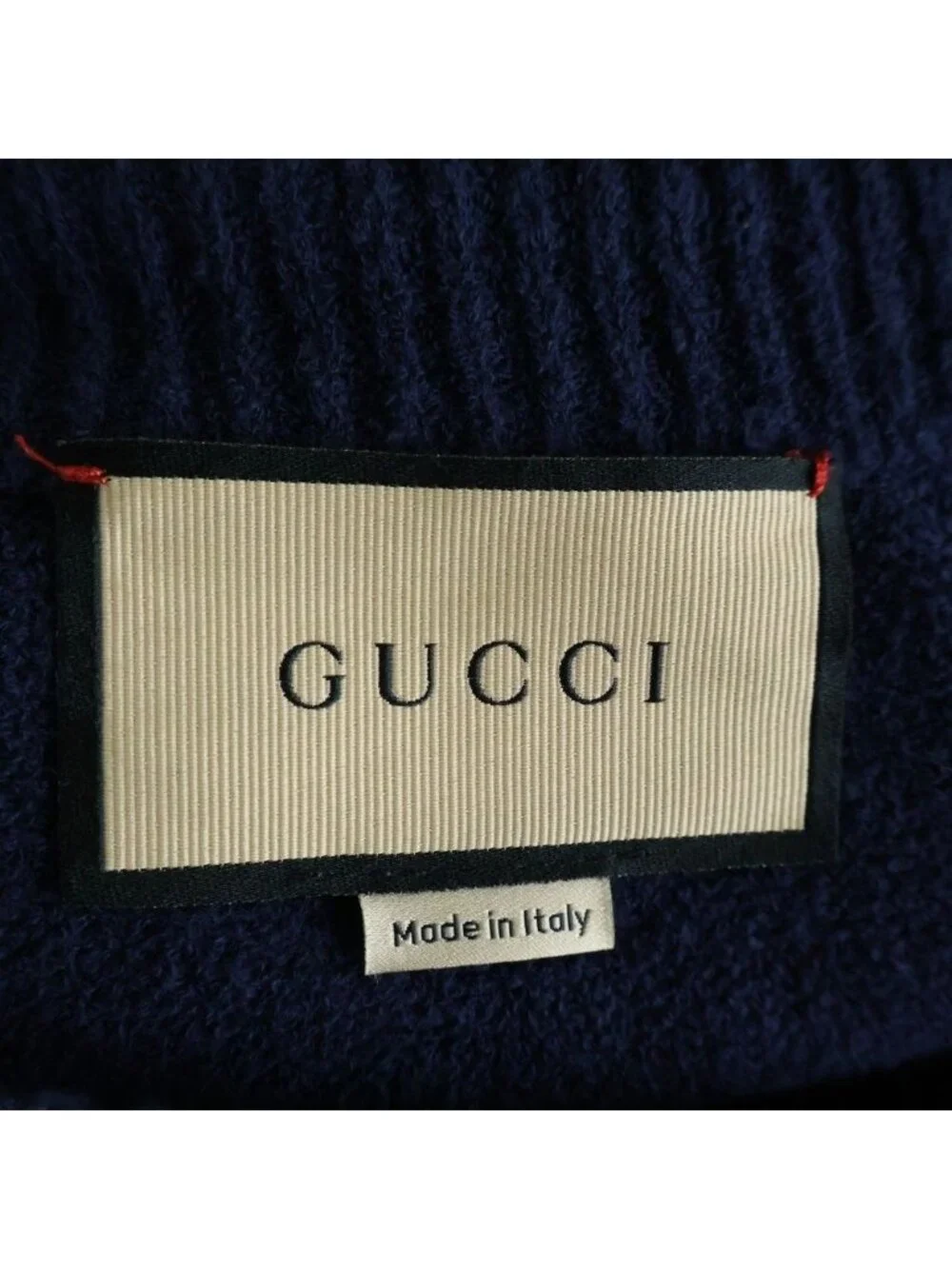 Gucci Pile Fabric Sideline Shorts Navy